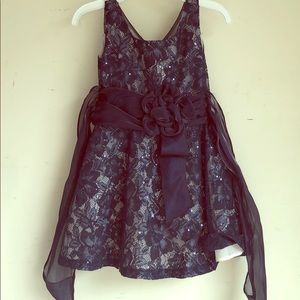 Navy blue sequenced party dress still tags!